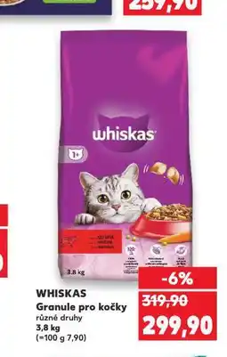 Kaufland Whiskas granule pro kočky nabídka