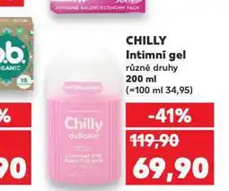 Kaufland Chilly intimní gel nabídka