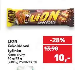 Kaufland Lion čokoládová tyčinka nabídka