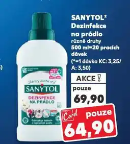 Kaufland Sanytol dezinfekce na prádlo nabídka