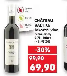 Kaufland Chateau valtice nabídka