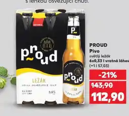 Kaufland Pivo proud nabídka