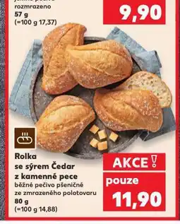 Kaufland Rolka se sýrem čedar z kamenné pece nabídka