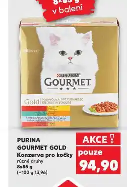 Kaufland Purina gourmet gold konzerva pro kočky nabídka