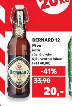 Kaufland Pivo bernard nabídka