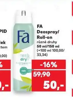 Kaufland Fa deosprej nabídka