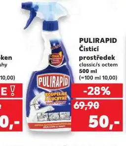Kaufland Pulirapid čisticí prostředek nabídka