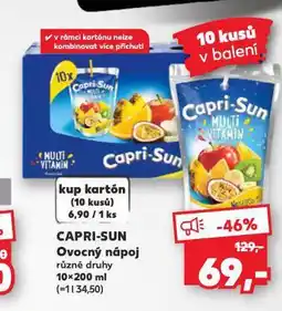 Kaufland Capri-sun nabídka