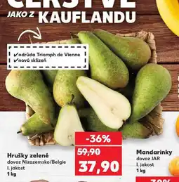 Kaufland Hrušky zelené nabídka
