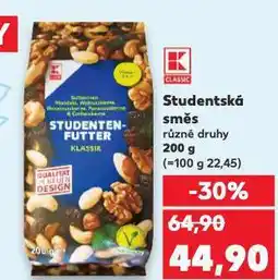 Kaufland Studentská směs nabídka