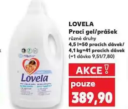 Kaufland Lovela prací gel nabídka