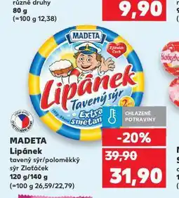 Kaufland Madeta lipánek nabídka