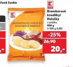 Kaufland Halušky nabídka