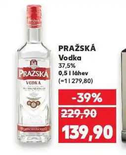 Kaufland Pražská vodka nabídka