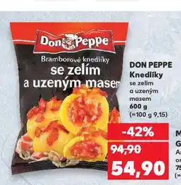 Kaufland Don peppe knedlíky nabídka
