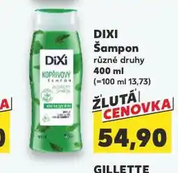 Kaufland Dixi šampon nabídka