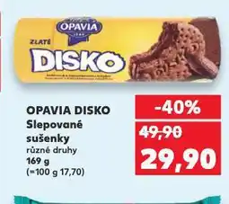 Kaufland Opavia disko slepované sušenky nabídka