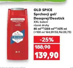 Kaufland Old spice deostick nabídka