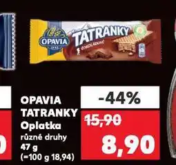 Kaufland Opavia tatranky nabídka