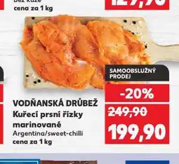 Kaufland Kuřecí prsní řízky marinované nabídka