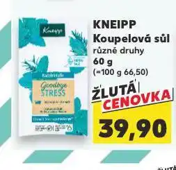 Kaufland Kneipp koupelová sůl nabídka