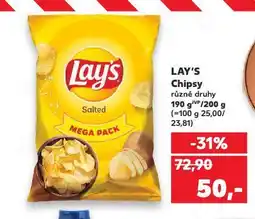 Kaufland Lay's chipsy nabídka