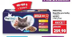 Kaufland Prevital kapsičky pro kočky nabídka