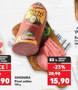 Kaufland Chodura pivní salám nabídka