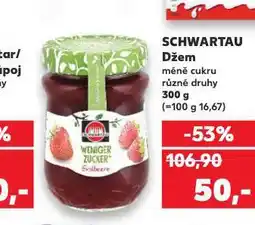 Kaufland Schwartau extra džem nabídka