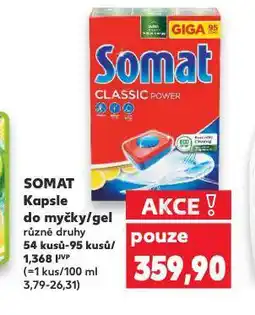 Kaufland Somat kapsle do myčky nabídka