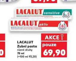 Kaufland Lacalut zubní pasta nabídka