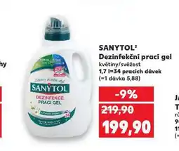 Kaufland Sanytol dezinfekční prací gel nabídka