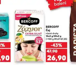 Kaufland Bercoff čaj nabídka