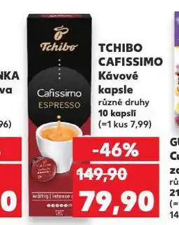Kaufland Tchibo kávové kapsle nabídka