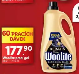 Lidl Woolite prací gel 3,6 l/60 PD nabídka