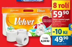 Lidl Velvet toaletní papír, 8 rolí nabídka