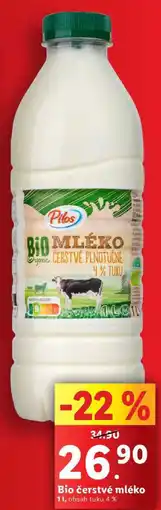 Lidl Bio čerstvé mléko, 1 l nabídka
