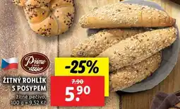 Lidl ŽITNÝ ROHLÍK S POSYPEM, 62 g nabídka
