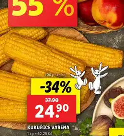 Lidl KUKUŘICE VAŘENÁ, 400 g nabídka