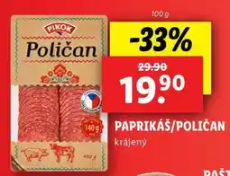 Lidl PAPRIKÁŠ/POLIČAN, 100 g nabídka