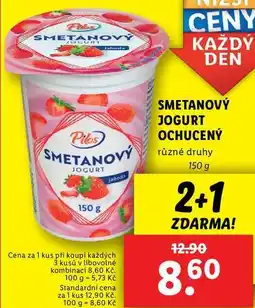 Lidl SMETANOVÝ JOGURT OCHUCENÝ, 150 g nabídka