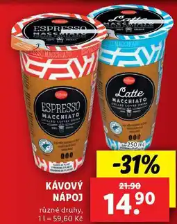 Lidl KÁVOVÝ NÁPOJ, 250 ml nabídka