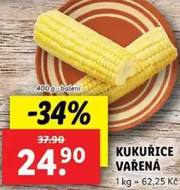 Lidl KUKUŘICE VAŘENÁ, 400 g nabídka