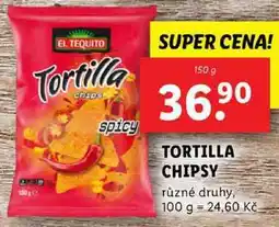 Lidl TORTILLA CHIPSY, 150 g nabídka