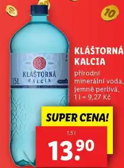 Lidl KLÁŠTORNÁ KALCIA, 1,5 l nabídka