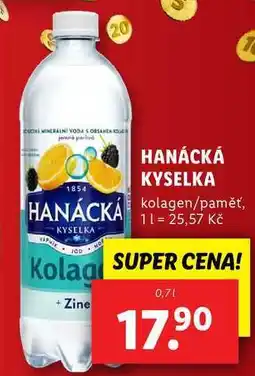 Lidl HANÁCKÁ KYSELKA kolagen/paměť, 0,7 l nabídka