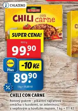 Lidl CHILI CON CARNE, 900 g nabídka