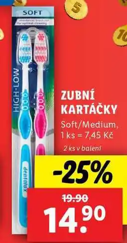 Lidl ZUBNÍ KARTÁČKY, 2 ks nabídka