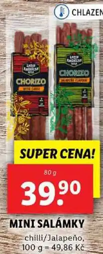Lidl MINI SALÁMKY, 80 g nabídka