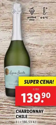 Lidl CHARDONNAY CHILE, 0,75 l nabídka
